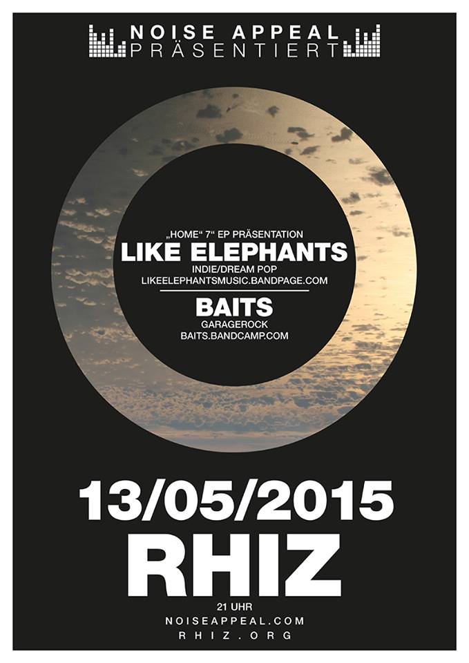 Like Elephants EP Release and Baits Live